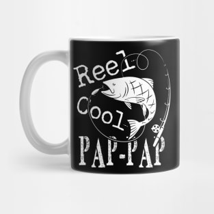 Reel Cool Dad Funny Word Pun Fishing Fathers Day T Shirt PAP-PAP Mug